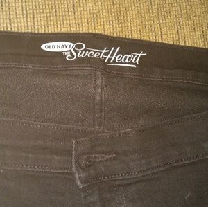 Old Navy Black Sweetheart Skinny Jeans